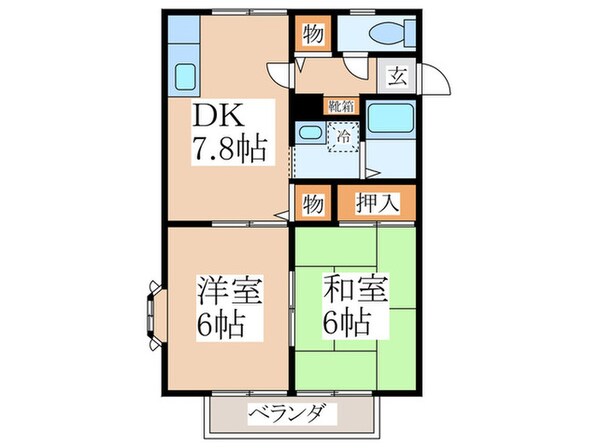 ファミールハウスの物件間取画像